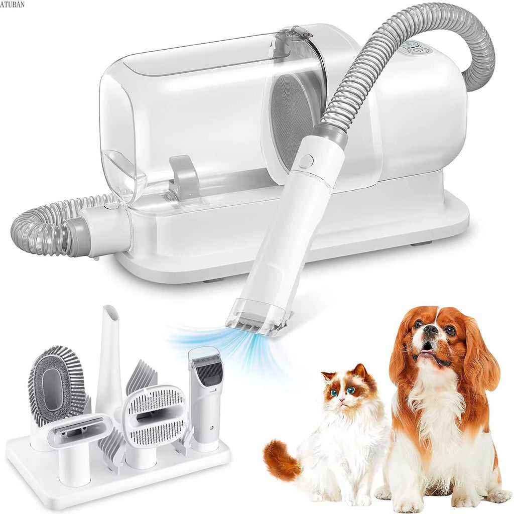 PetZen™ Pet Grooming Vacuum Brush – No Mess Deshedding Tool